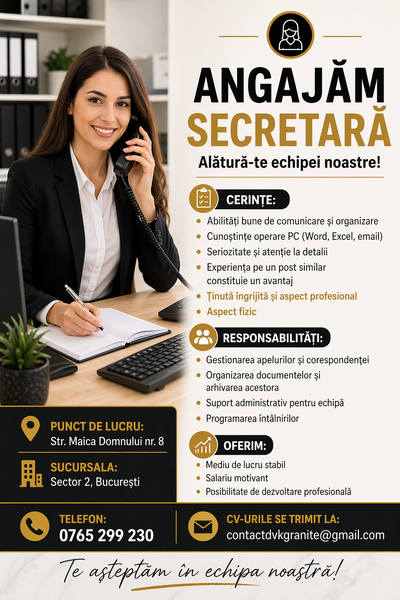 Secretara.
